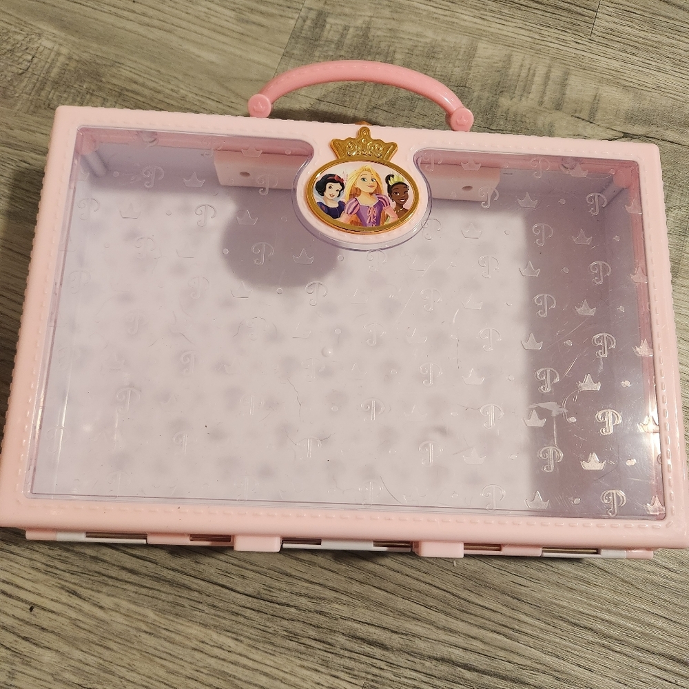 Pink Princess Themed Carrying Case